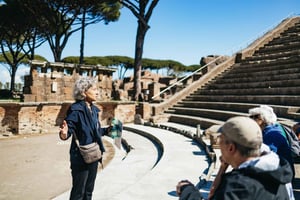 De Roma: Viagem de 1 dia de comboio guiada a Ostia Antica