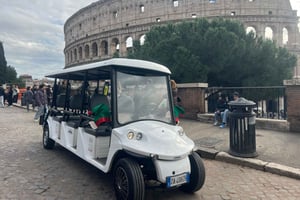 Luxury Golf Cart Tour of Rome with Caracalla Baths Entry
