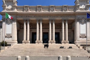 Ticket de entrada a la Galería Nacional de Arte Moderno y audioguía de la aplicación Roma