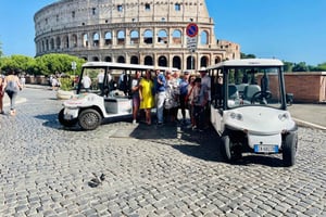 Rzym: 4-godzinna wycieczka z golfowym wózkiem Deluxe i spersonalizowaną wycieczką krajoznawczą