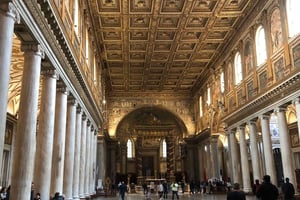 Rome: Basiliek van St Mary Grote Katholieke Pelgrimstocht