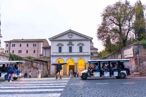 Rome: Catacombs and Appian Way Golf Cart Small-Group Tour