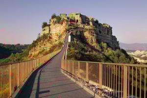 Rome: Civita di Bagnoregio en Villa Lante-tuin dagtour