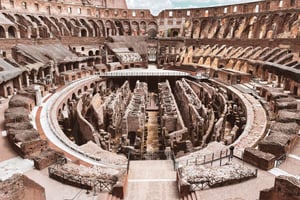 Roma: Colosseum Arena Floor, Forum Romanum og Palatin 10 pax