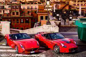 Rooma: Aja Ferrari Californiaa – ylellinen yksityinen kierros