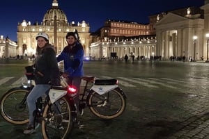 Roma: Solnedgangstur på elsykkel med mulighet for pizza