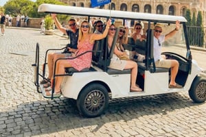 Rom: Entdecke die wichtigsten Sehenswürdigkeiten bei einer exklusiven Tour mit dem Golfwagen