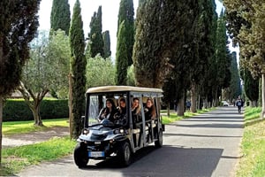 Rom: Officiel katakombe-guidet tur med golfvogn-shuttle