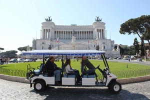 Rome: Private Guided City Highlights Tour by Golf Cart