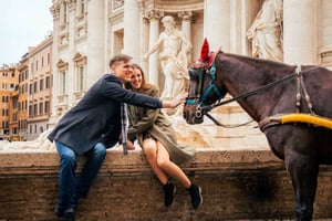 Rome: Private Photoshoot at the Trevi Fountain