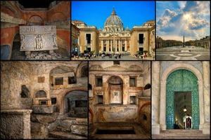 Visita VIP à Basílica de São Pedro, Cúpula e Necrópole Subterrânea