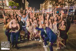 San Diego: Gaslamp Quarter Drink, Mingle & Dance Club Tour