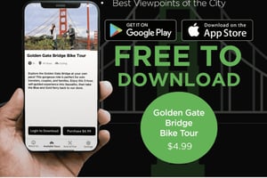 ゴールデン ゲート ブリッジ: セルフガイド ツアー アプリ - 音声 + 文章