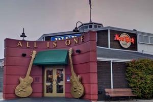 Обед в Hard Rock Cafe San Francisco на пирсе 39