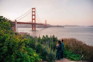 Privat professionell semesterfotografering i San Francisco