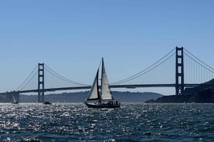 SAN FRANCISCO: (2 tim) PRIVAT seglingsupplevelse 6 gäster