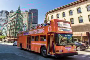 San Francisco: sightseeingbus & fiets De Golden Gate