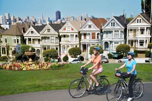 San Francisco: Tour De San Francisco (elektrisk sykkeltur)