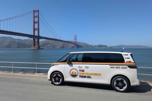 Stadsvandring i San Francisco i ny EV Volkswagen Van