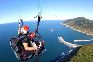 Skärmflygning i San Sebastian