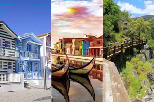 Fra Porto: Aveiro, 516 Arouca Bridge & Paiva Walkways Trip