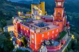 Lissabon: Privat Sintra, Pena Palace, Cabo da Roca og Cascais