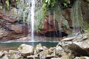Madeira: bergwandeling met lagune en watervallen