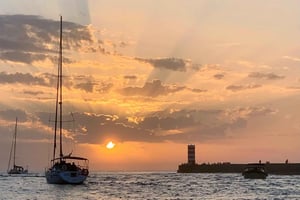 Porto: Båttur med portvin i solnedgangen