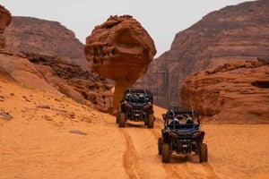 Al-ʿUla: Geführtes Dünen-Buggy-Abenteuer mit Fahrer