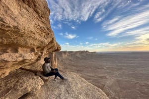 Edge Of The World (Sunset) with Kashta