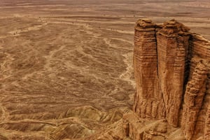 Von Riyadh aus: Edge of the World Private Guided Tour