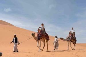 Nationaal park: woestijnkamp in Riyad