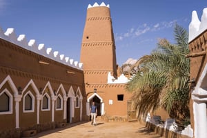 Riyadh: Ushaiqer Heritage Village Privat tur med lunch