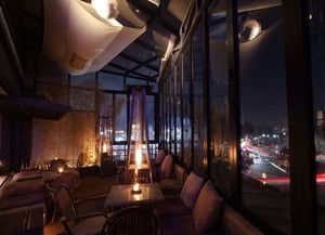 3 SECTION ROOFTOP LOUNGE BAR
