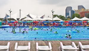 Han River Park and Outdoor Pool Yeouido
