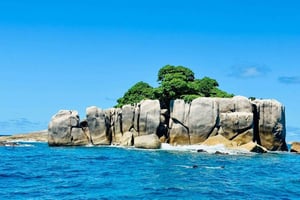 Praslin: escursione di un giorno alle isole Curieuse e St Pierre con barbecue