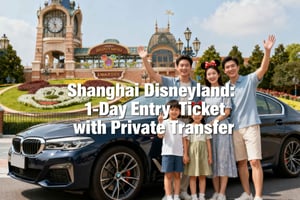 Shanghai: biglietto d'ingresso di 1 giorno per Disneyland con trasferimento privato