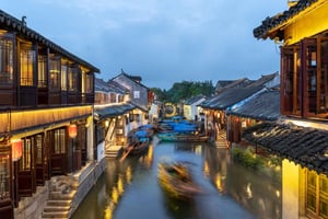 Da Shanghai: Tour privato di Zhujiajiao con giro in barca