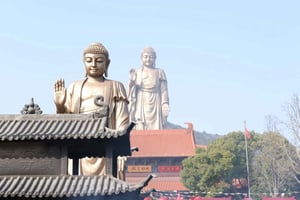 Szanghaj: Wielki Budda Wuxi Lingshan i wycieczka po zatoce Nianhua