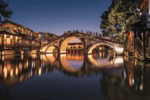 Shanghai : excursion privée d'une journée à Wuzhen avec guide