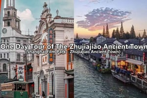 Shanghai: Zhujiajiao Ancient Town and Film Park Tour