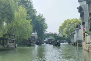 Shanghai: Tour privato di Zhujiajiao con giro in barca e giardini