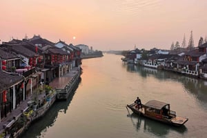 Villaggio acquatico di Zhujiajiao: Tour privato da Shanghai