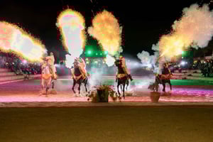 アガディール：Chems Ayourの大晦日ファンタジアディナーショーをお楽しみください