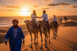 Agadir: Sandboarding & Sunset Camel Ride with Optional BBQ