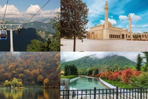 Baku-Gabala-Shamakhi-Tufandag - Nohur-See - Lavendelfelder