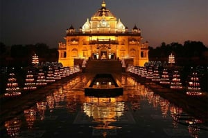 Delhi: Akshardham Temple Tour With Magical Water Show