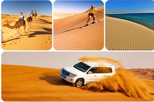 Qatars ørken: Ørkensafari, dune-bashing, sandboarding
