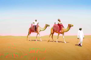 Dubai: Desert Camel Ride with Live Shows & BBQ Buffet Dinner