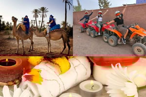 Vanuit Marrakech: Kamelenrit, Quad Bike & Spa Hele dagtrip